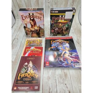 EverQuest PC Game Disk Lot (Manuals Included)